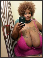 Incredibly Large Tits - Incredibly huge black breast-monsters,...