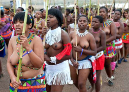 Real african women topless, nude black