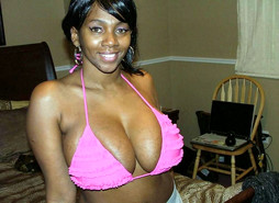 Naked pregnant black woman, hot and..