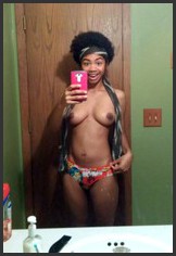 Naked black girl mirror selfie Nude And Topless Mirror Selfies From